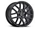 Vision Wheel Cross Matte Black Wheel; 19x8 (10-14 Mustang GT w/o Performance Pack, V6)