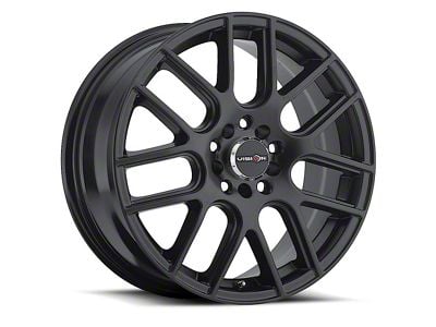 Vision Wheel Cross Matte Black Wheel; 20x8.5 (10-14 Mustang GT w/o Performance Pack, V6)
