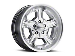 Vision Wheel Daytona Hyper Silver Wheel; 20x8.5; 32mm Offset (10-14 Mustang GT w/o Performance Pack, V6)