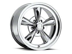 Vision Wheel Legend 5 Gunmetal Machined Wheel; 17x8; 19mm Offset (10-14 Mustang GT w/o Performance Pack, V6)