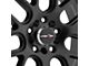 Vision Wheel Cross Matte Black Wheel; 18x8 (2024 Mustang GT w/o Performance Pack, EcoBoost)