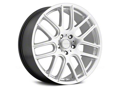Vision Wheel Cross Hyper Silver Wheel; 18x8; 40mm Offset (94-98 Mustang)
