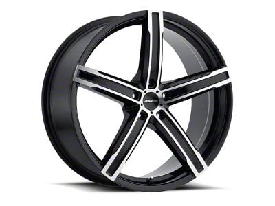 Vision Wheel Boost Gloss Black Machined Face Wheel; 16x7 (99-04 Mustang)