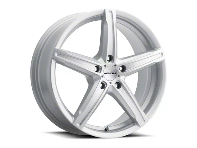 Vision Wheel Boost Silver Wheel; 17x7 (99-04 Mustang)