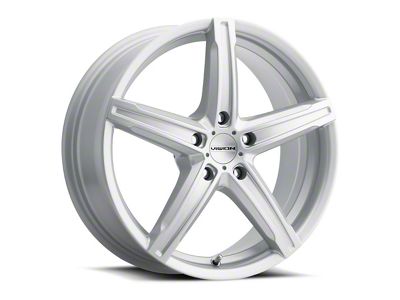 Vision Wheel Boost Silver Wheel; 18x8 (99-04 Mustang)