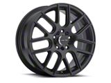Vision Wheel Cross Matte Black Wheel; 16x7; 38mm Offset (99-04 Mustang)