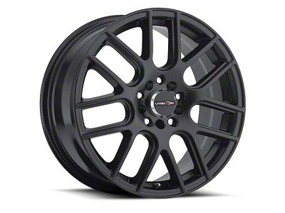 Vision Wheel Cross Matte Black Wheel; 20x8.5 (99-04 Mustang)