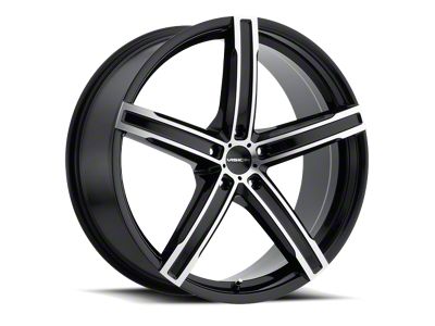 Vision Wheel Boost Gloss Black Machined Wheel; 20x8.5 (16-24 Camaro)