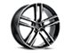Vision Wheel Clutch Gloss Black Machined Wheel; 22x9 (16-24 Camaro)