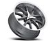 Vision Wheel Torque Gunmetal Machined Wheel; 20x8.5 (08-23 RWD Challenger, Excluding Widebody)