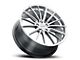 Vision Wheel Axis Hyper Silver Machined Wheel; 20x8.5 (17-23 AWD Challenger)