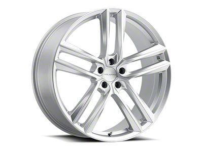 Vision Wheel Clutch Hyper Silver Wheel; 18x8.5; 32mm Offset (17-23 AWD Challenger)