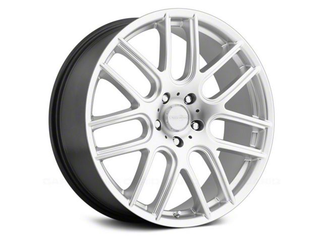 Vision Wheel Cross Hyper Silver Wheel; 20x8.5 (08-23 RWD Challenger, Excluding Widebody)