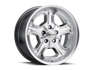 Vision Wheel Daytona Hyper Silver Wheel; 20x8.5; 10mm Offset (08-23 RWD Challenger, Excluding Widebody)