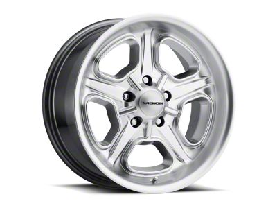 Vision Wheel Daytona Hyper Silver Wheel; 20x8.5 (08-23 RWD Challenger, Excluding Widebody)