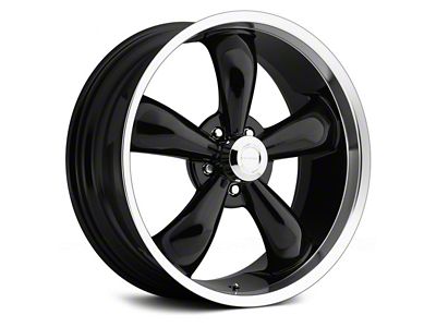 Vision Wheel Legend 5 Gloss Black Machined Wheel; 18x8.5 (08-23 RWD Challenger, Excluding Widebody)