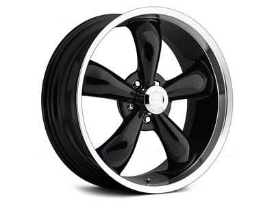 Vision Wheel Legend 5 Gloss Black Machined Wheel; 18x8.5 (08-23 RWD Challenger, Excluding Widebody)