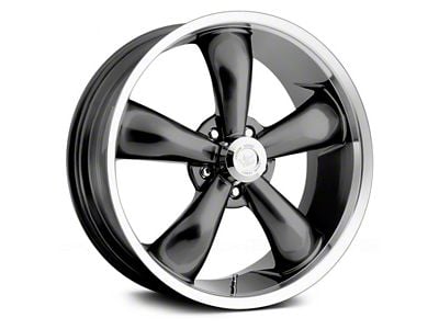 Vision Wheel Legend 5 Gunmetal Machined Wheel; 18x8.5 (09-23 RWD V6 Challenger)