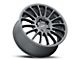 Vision Wheel Monaco Satin Black Wheel; 18x8 (17-23 AWD Challenger)