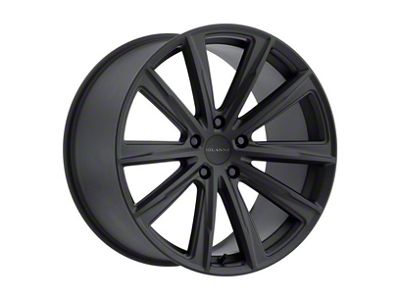 Vision Wheel Splinter Satin Black Wheel; Rear Only; 20x10.5 (17-23 AWD Challenger)