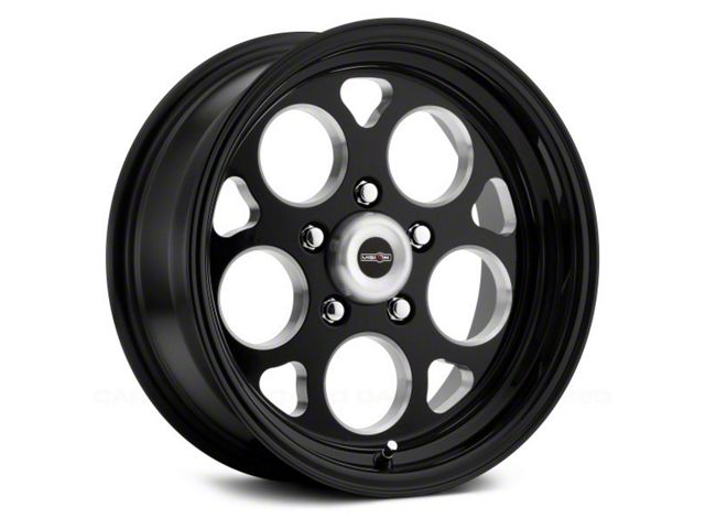 Vision Wheel Sport Mag Gloss Black Milled Wheel; Front Only; 17x4.5 (08-23 RWD Challenger, Excluding SRT & Widebody)