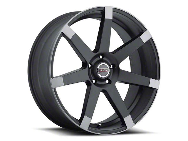 Vision Wheel Sultan Matte Black with Anthracite Spoke Wheel; 20x9 (08-23 RWD Challenger, Excluding Widebody)