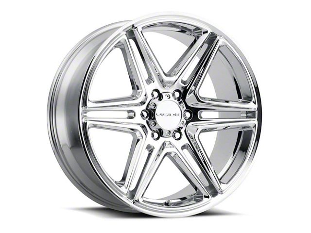 Vision Wheel Wedge Chrome Wheel; 20x9 (08-23 RWD Challenger, Excluding Widebody)