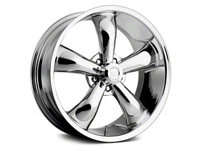 Vision Wheel Legend 5 Chrome Wheel; 20x8.5; 20mm Offset (11-23 RWD Charger, Excluding Widebody)
