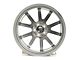 Vision Wheel Torque Gunmetal Machined Wheel; 20x9.5 (11-23 RWD Charger, Excluding Widebody)