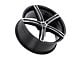 Vision Wheel Boost Gloss Black Machined Wheel; 20x8.5 (11-23 Charger, Excluding SRT Hellcat)