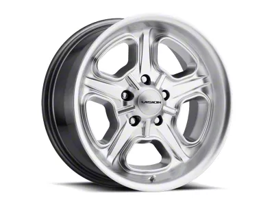 Vision Wheel Daytona Hyper Silver Wheel; 20x8.5; 10mm Offset (06-10 RWD Charger)