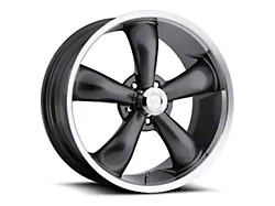 Vision Wheel Legend 5 Gunmetal Machined Wheel; 18x8.5 (11-23 RWD Charger, Excluding Widebody)