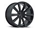 Vision Wheel Splinter Satin Black Wheel; 20x9 (11-23 AWD Charger)