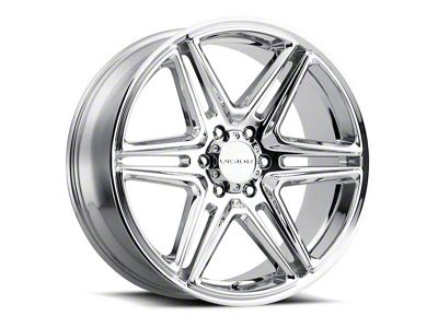 Vision Wheel Wedge Chrome Wheel; 20x9; 15mm Offset (11-23 RWD Charger, Excluding Widebody)