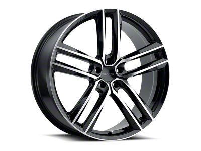 Vision Wheel Clutch Gloss Black Machined Wheel; 18x8.5 (21-24 Mustang Mach-E, Excluding GT)