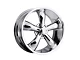 Vision Wheel Legend 5 Chrome Wheel; 20x8.5 (99-04 Mustang)