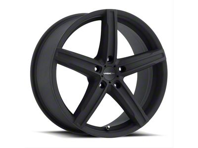 Vision Wheel Boost Satin Black Wheel; 20x8.5; 35mm Offset (15-23 Mustang GT, EcoBoost, V6)