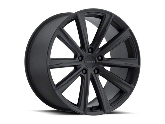 Vision Wheel Splinter Satin Black Wheel; 20x9 (15-23 Mustang GT, EcoBoost, V6)