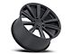 Vision Wheel Splinter Satin Black Wheel; 20x9 (15-23 Mustang GT, EcoBoost, V6)