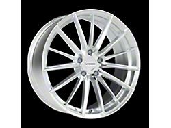 Vision Wheel Axis Hyper Silver Machined Face Wheel; 16x7.5; 34mm Offset (99-04 Mustang GT, V6)