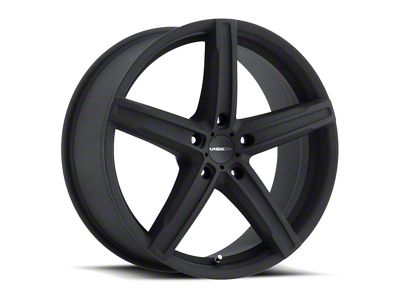 Vision Wheel Boost Satin Black Wheel; 16x7 (94-98 Mustang)