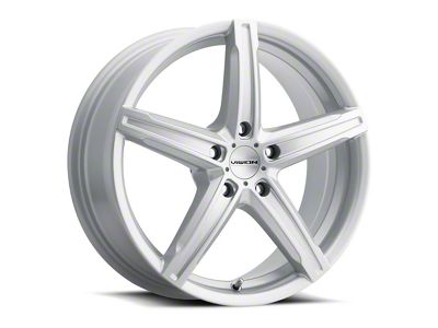 Vision Wheel Boost Silver Wheel; 16x7; 38mm Offset (94-98 Mustang)