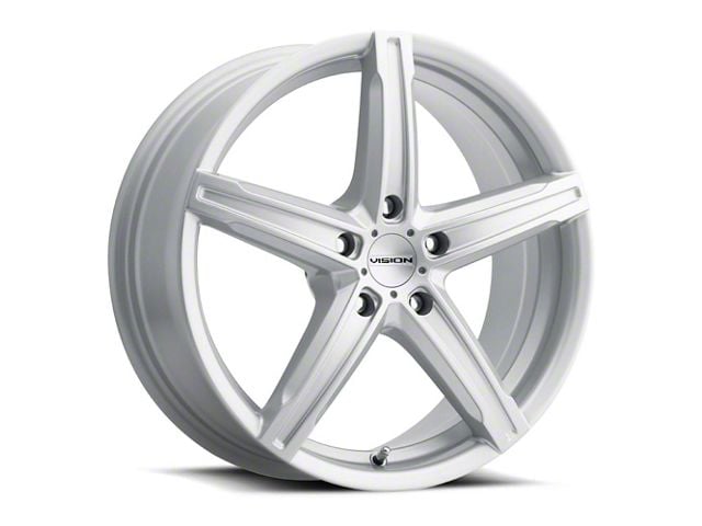 Vision Wheel Boost Silver Wheel; 17x7 (94-98 Mustang)