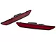Raxiom Axial Series LED Side Marker Lights; Rear; Red (15-23 Mustang)