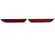 Raxiom Axial Series LED Side Marker Lights; Rear; Red (15-23 Mustang)