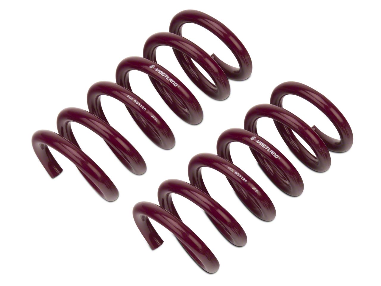 値下げ！ホワイトホース Vogtland Mustang Sport Lowering Springs 9953128 (15-25