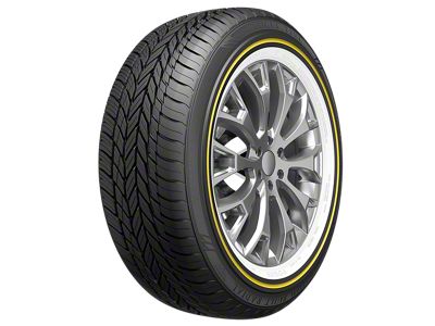 Vogue Custom Built Radial VIII Gold Stripe Tire (235/50R17)