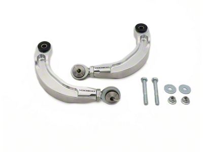 VooDoo13 Adjustable Rear Camber Arms; Raw (15-24 Mustang, Excluding GT350 & GT500)