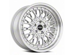 Vors AR1 Silver Machined Face Wheel; 17x8.5; 35mm Offset (05-09 Mustang GT, V6)