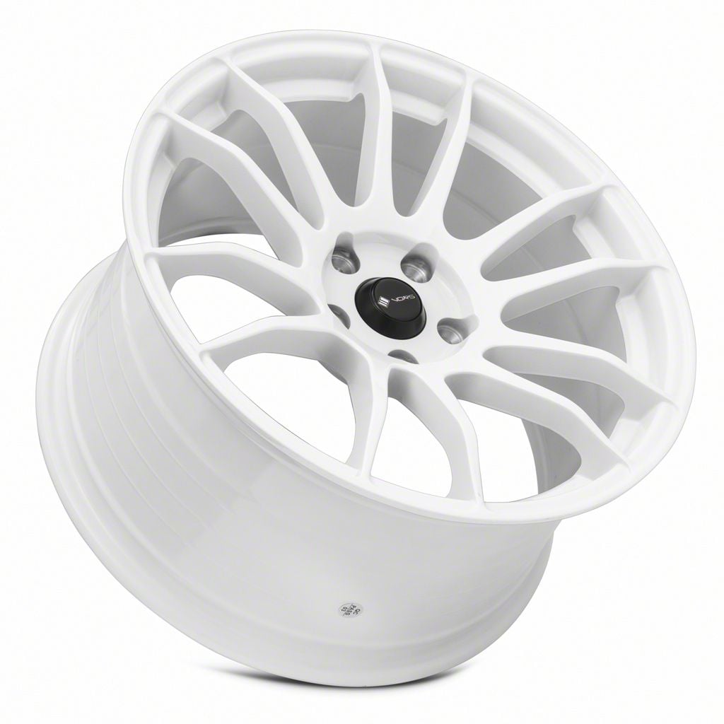 Vors Camaro TR10 White Wheel; 18x9.5; 35mm Offset TR10189551435W